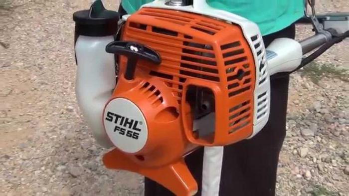 Trimmer Stihl FS 55: tarkistus, tekniset tiedot ja omistajien arvostelut