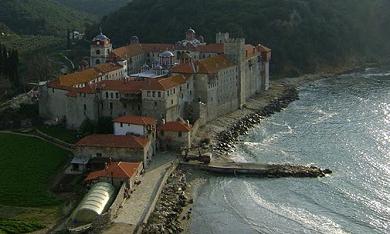 Mount Athos on luostari. Pyhän Athoksen luostarit