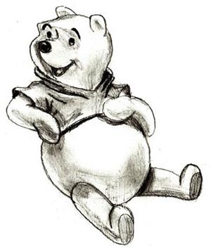 Miten tehdä Winnie the Pooh kynällä