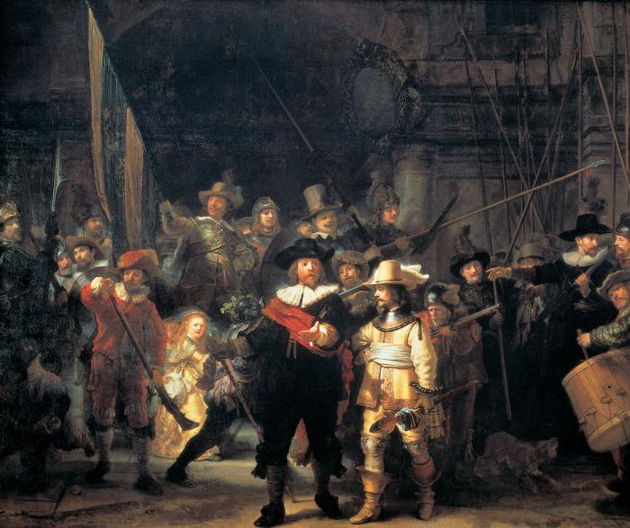 kuva yökellosta rembrandt 