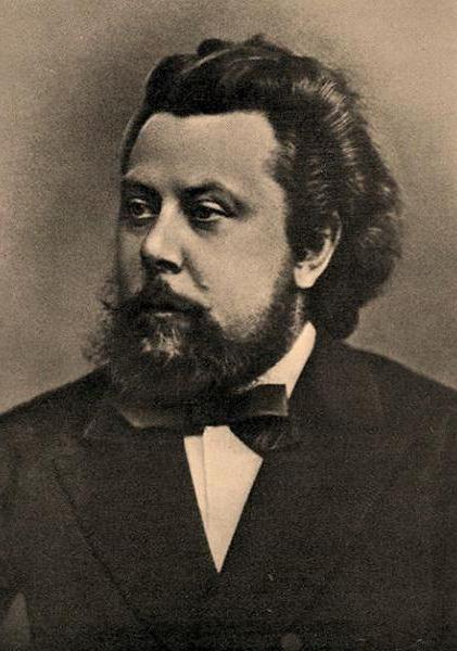 Säveltäjä M. P. Mussorgsky, "Vanha linna".