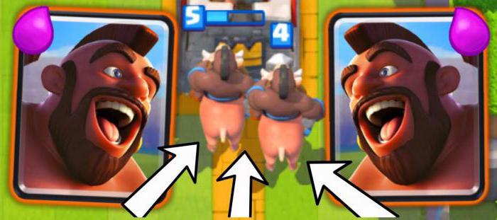 Kansi neljännen arjen Clash Royale: jäädyttää, jossa on sika ja friisi