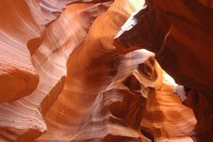 Antelope Canyon. kuvaus