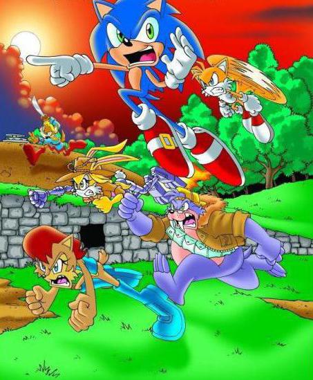 Sonic: sarjakuvalehdet, alkuperämerkintä, juonien kehitys