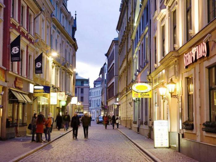 Latvia street riga