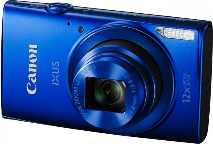 Digitaalikamera Canon IXUS 170: kuvaus, tekniset ominaisuudet, arvostelut