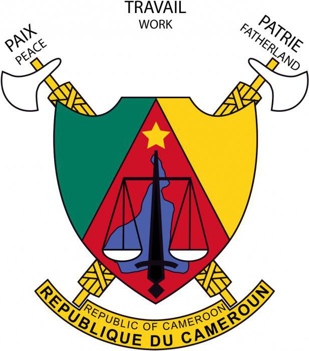 Vaakuna ja Kamerunin lippu. Lipun historia, kuvaus ja merkitys
