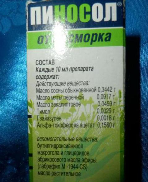 pinosol spray